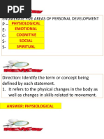 3 Stages of Human Development