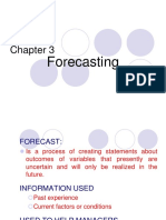 Chapter 3 Forecasting Techniques and Their Accuracy