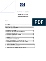 Direito Penal: Apostila sobre conceitos e crimes