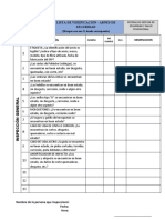 Lista de Verificacion Arnes de Seguridad