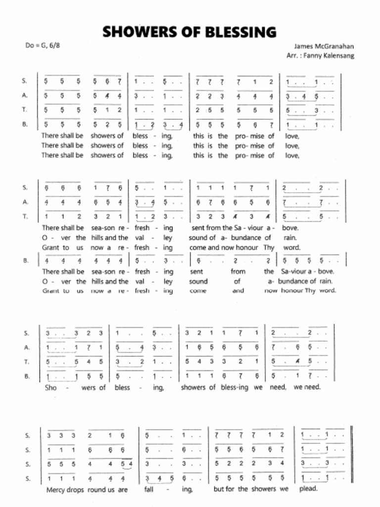Shower of Blessing PDF