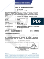 Cer-Ec-8945-20 - Ec-0722-20-01 - Factoria Agromar - Inspeccion de Canastilla de Izaje - CSG 400 - Chimbote