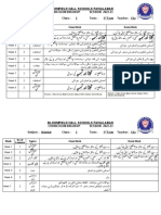 Class 2 Islamiat 1st Term