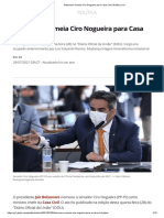 Bolsonaro nomeia Ciro Nogueira para Casa Civil _ Política _ G1
