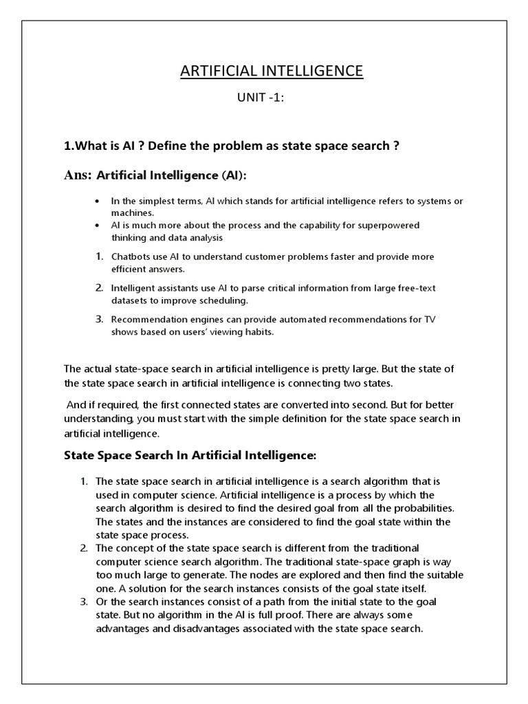 Artificial Intelligence PDF Artificial Intelligence Intelligence