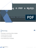 MySQL Trong PHP