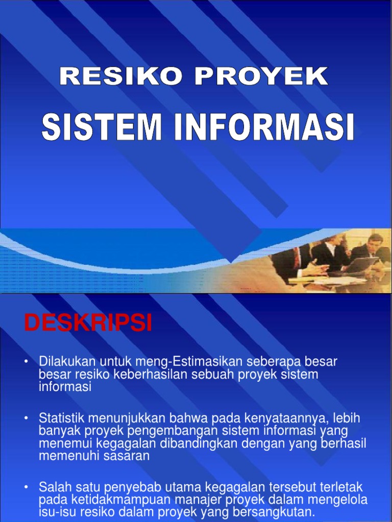 Estimasi Resiko Proyek | PDF | Seni | Komputer