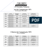 CComp 2012-2 - Provas 3º-4º Noturno