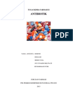 Tugas Kimia Farmasi II Antibiotik