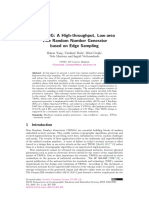 ES-TRNG: A High-Throughput, Low-Area True Random Number Generator Based On Edge Sampling