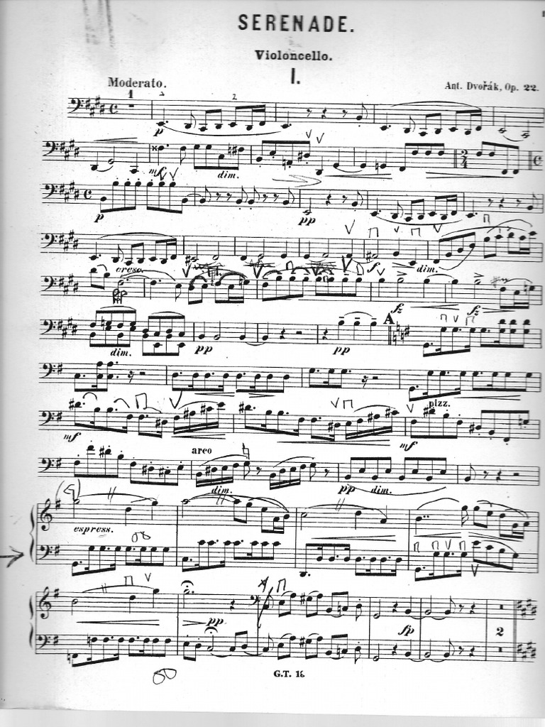 Dvorak serenade cello pdf