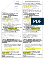 Notes Science Modes in Reproduction