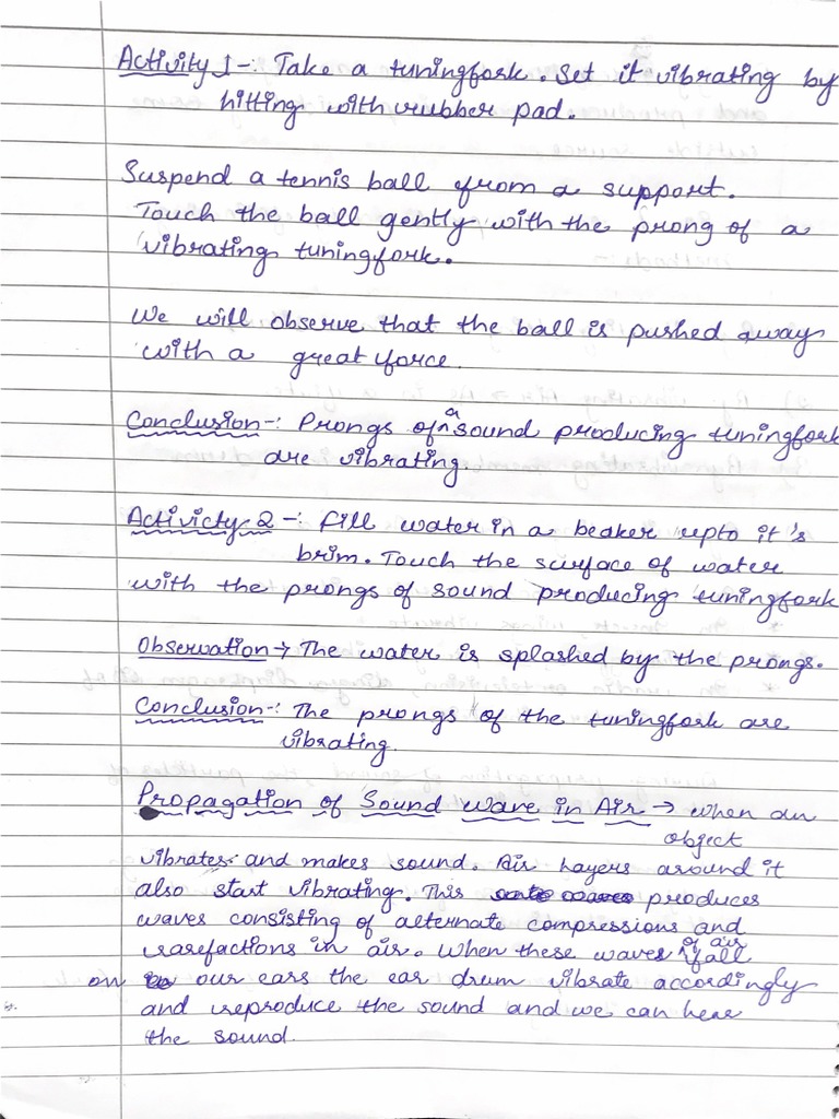 Science notes after propagation of sound pdf