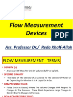 4 - Flow Measurment Devices