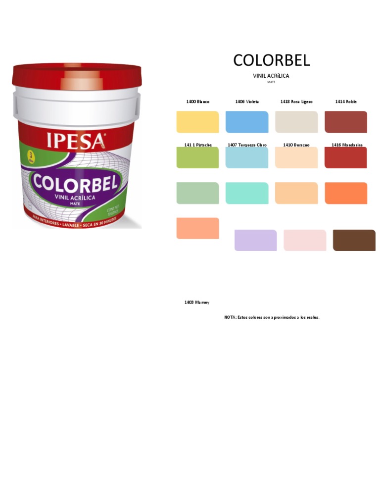 Muestrario Colorbel | PDF