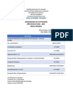 Cronograma de actividades año escolar 2022-2023 UEISanLázaro