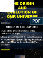 Lesson 4 - The Origin and Evolution of Our Universe