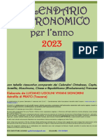 Calendario Astronomico 2023