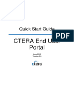 CTERA 5.0 End User Portal Quick Start Guide