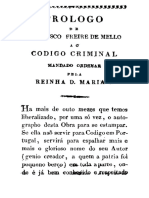 Freire de Melo Prólogo Ao Código