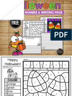 HalloweenActivitiesColorbyNumberandWritingPagesFREEBIE 1