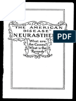 Wheeler (1909) "The American Disease" Neurasthenia