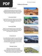 Effects of Erosion