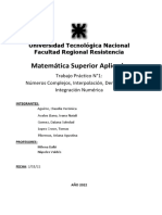 Matematica Superior Aplicada - TP 1