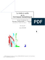 Ph. Depondt - Physique Numérique