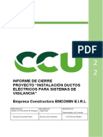 Informe Cierre Final Proyecto Ductos