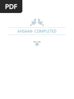 Ahsaan - Completed