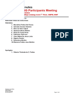 LNG Participants Meeting Minutes