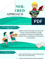 A Learner-Centered Approach