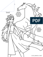 Elsa and Nokk Coloring Pages