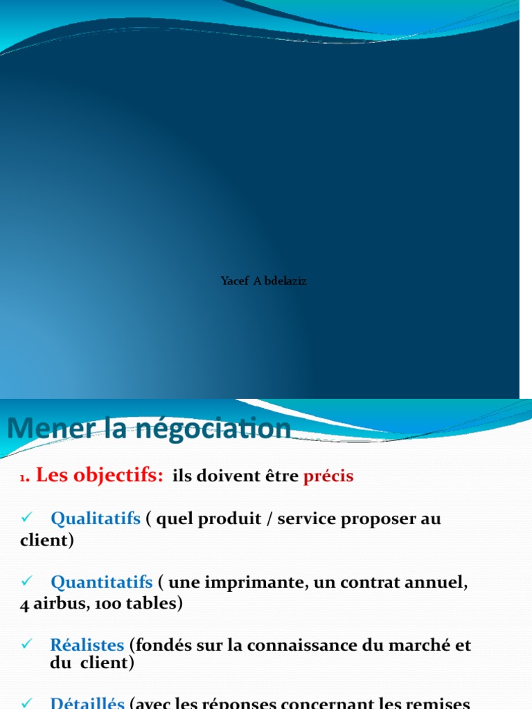 Stratégies et étapes de négociation efficaces | PDF | Négociation | Sodles