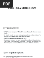 Java Polymorphism