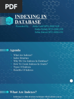 Indexes in Database