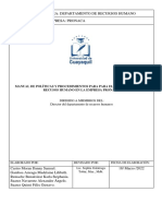 Proyecto Final Manual de Procedimientos y Políticas Grupo 3