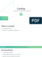 Caching in Spark