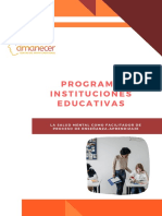 Programa Instituciones Educativas