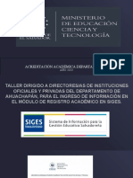 Capacitación para Talleres de Directores