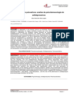 Artigo - Psicofarmacologia - Analise Da Psicofarmacologia de Antidepressivos