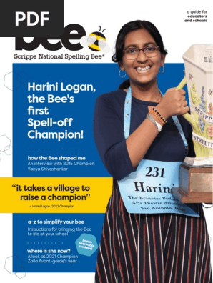 2023 Spelling Bee Guide for Educators and Schools
