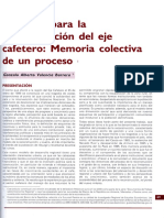 Acciones para La Reconstrucción Del Eje Cafetero Memoria Colectiva de Un Proceso - Gonzalo Valencia