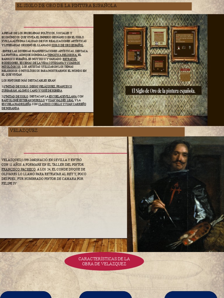 El Siglo de Oro de La Pintura Española | PDF | Pinturas | Arte barroco