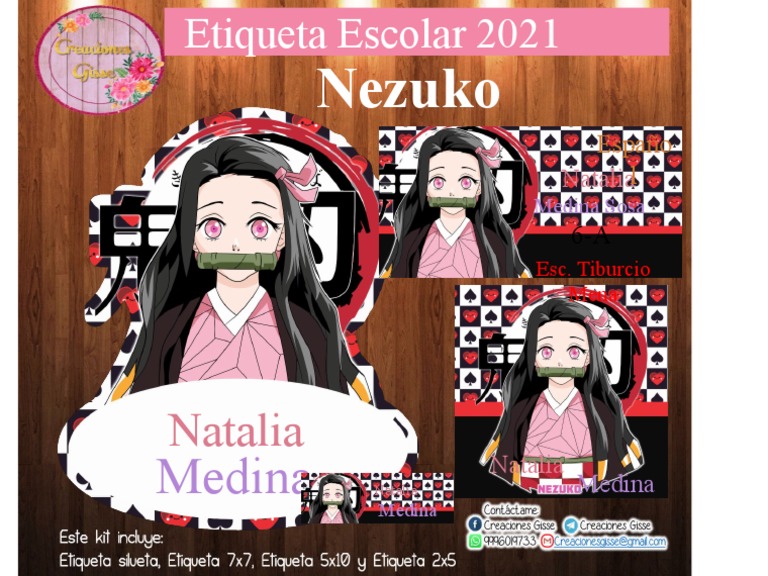 Etiquetas Nezuko | PDF