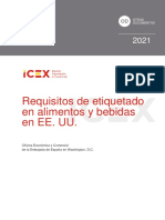 Requisitos de Etiquetado en Alimentos y Bebidas en EE. UU