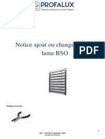 Notice Ajout Ou Changement de Lame BSO NSAV032