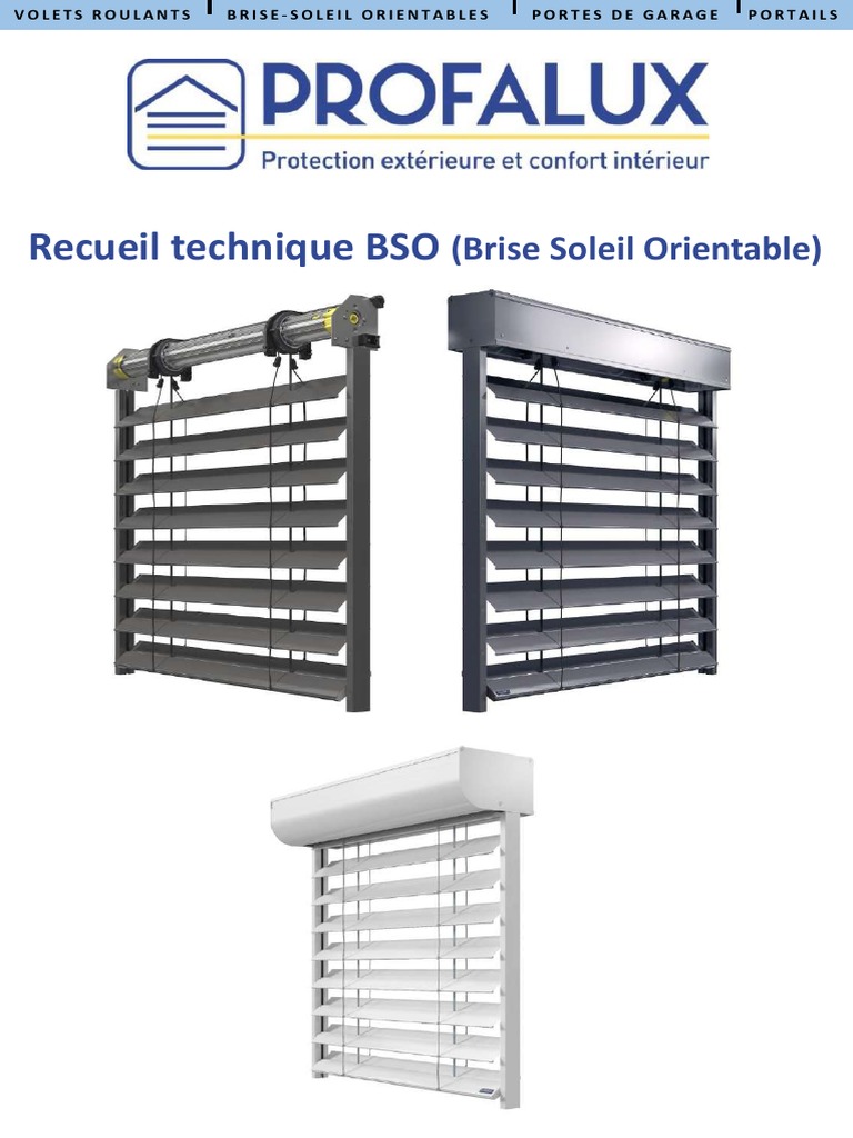 Brise-Soleil Orientable Profalux | PDF | Fenêtre | Bleu