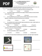 Examen de Fisica 2 Grado Primer Trimestre